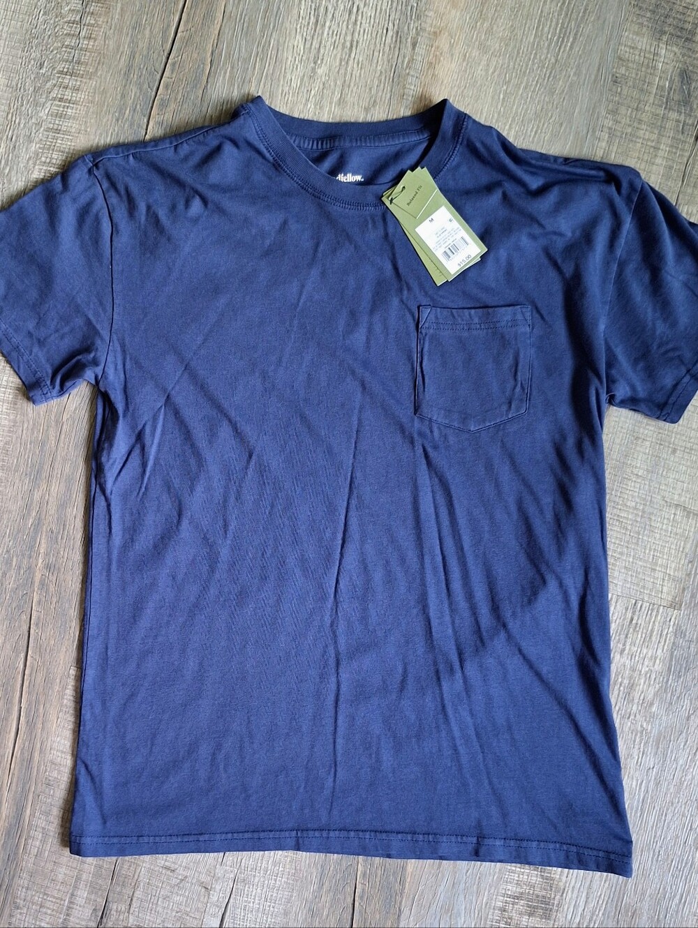 Goodfellow & co Men's Navy Pocket Crew Neck T-Shirt